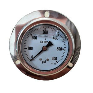 2.5" stainless steel oil filled skun pressure gauge